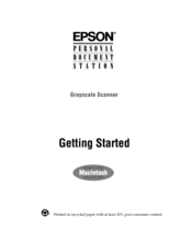 Epson ES-300CS Getting Started
