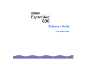 Epson Expression  800 Reference Manual