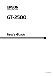 Epson GT-2500 Series User Manual