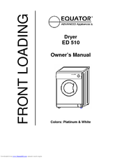 Equator ED 510 Owner's Manual