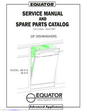 Equator SB 818 Service Manual & Spare Parts List