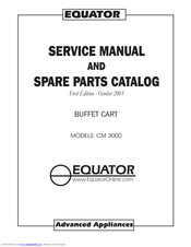 Equator CM 3000 Service Manual And Spare Parts List