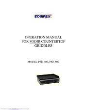 Equipex Sodir PSE-600/1 Operation Manual