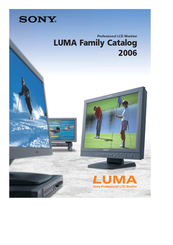 Sony LUMA LMD-9020 Catalog