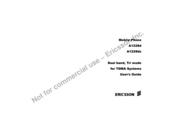 Ericsson A1228d User Manual