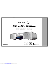 Escient Fireball DVDM-552 User Manual