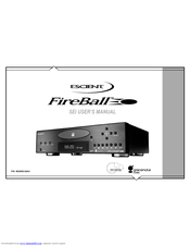 Escient FireBall Digital Music Manager User Manual