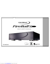 Escient FireBall SE-D1 User Manual