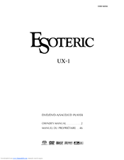 Esoteric D00816600A Owner's Manual