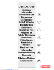 Esselte LabelPoint 300 Instructions For Use Manual