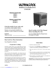 UltraCOOL M301A Owner's Manual