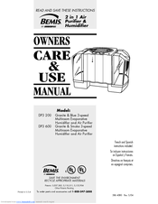 Essick Bemis DP3 200 Use And Care Manual