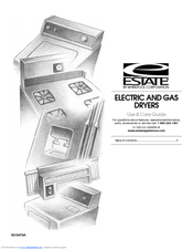 Estate 8318478A Use And Care Manual