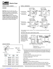 Estate EED4300V Dimension Manual
