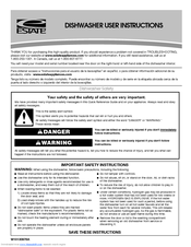 Estate TUD4700SQ User Instructions