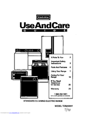 Estate TER20WOY Use And Care Manual