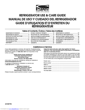 Estate 2316077B Use & Care Manual