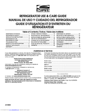 Estate TS25AFXKQ Use & Care Manual