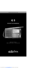 Eton DUAL CONVERSION G5 Operation Manual
