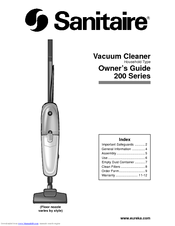 Sanitaire 200 Series Owner's Manual