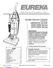 Eureka 2940-2969 Series Owner's Manual