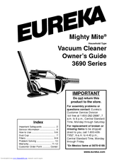 Eureka Mighty Mite 3690 Series Owner's Manual