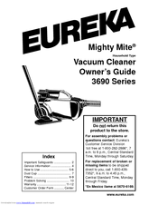 Eureka 3690 Owner's Manual