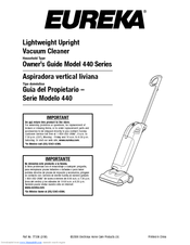Eureka 440 Series Owner's Manual