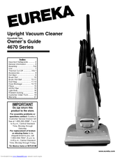 Eureka 4670 Series Owner's Manual