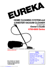 Eureka 6899 Series Owner's Manual