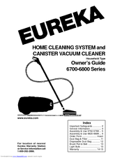 Eureka 6800 Series Owner's Manual