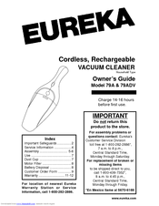 Eureka 79ADV Owner's Manual