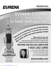 Eureka 8800-8849 Series Owner's Manual