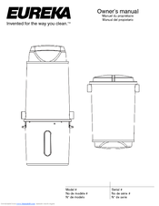 Eureka Vacuum System Cleaner Owner's Manual