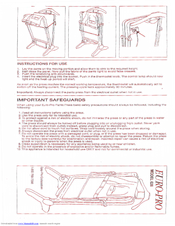 Euro-Pro EURO-PRO 636 User Manual