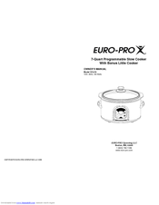 Euro-Pro KC275 Owner's Manual