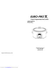 Euro-Pro KC275W Owner's Manual