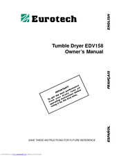 Eurotech EDV158 Owner's Manual