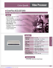 EverFocus EverPlex 8CQ Specification