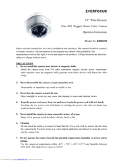 EverFocus EHD650 Operation Instructions Manual