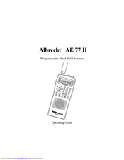 Albrecht AE 77 H Operating Manual