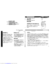 Alinco DJ-C4 Instruction Manual