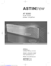 Astin Trew AT5000 Operation Manual