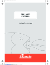 Baumatic BZE290SS Instruction Manual
