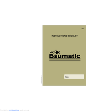 Baumatic BT2730SS Instruction Booklet