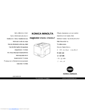 Konica Minolta A0VD011 Safety Information Manual
