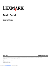 Lexmark Multi Send User Manual