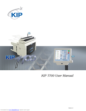 Konica Minolta KIP 7700 User Manual