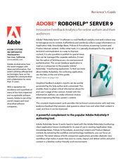 Adobe Robohelp Server 9 Product Manual