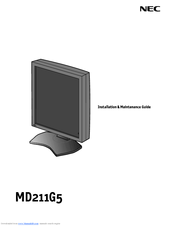 NEC MD211G5 User Manual
